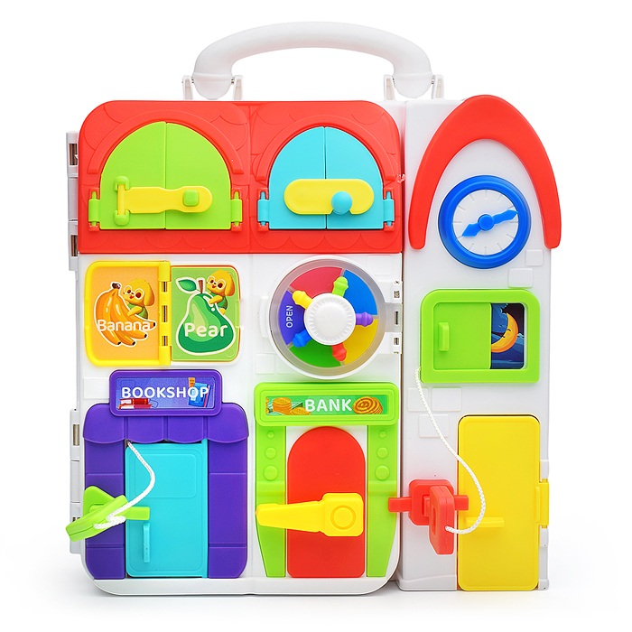 Игрушка развивающая XQS2069A "Умный дом" в коробке