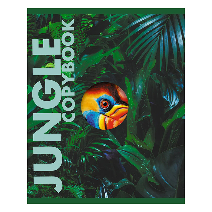 Тетрадь 48л. "Jungle" клетка, скрепка, двойная обложка