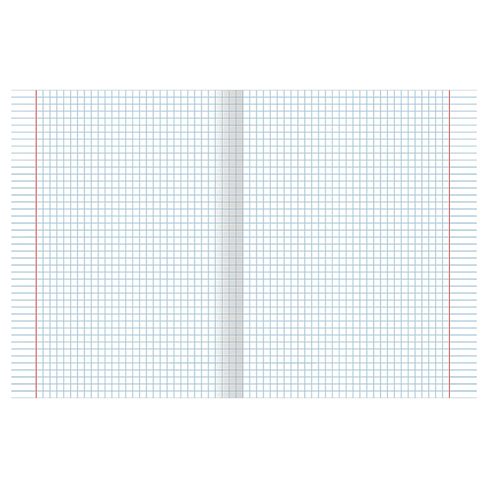 Тетрадь 48л. "Jungle" клетка, скрепка, двойная обложка