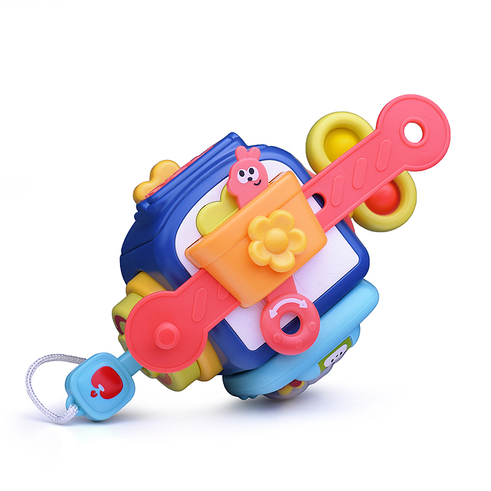 Развивающая игрушка Y0095 "Познавательный бизикуб" в коробке