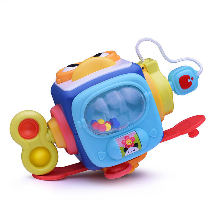 Развивающая игрушка Y0095 "Познавательный бизикуб" в коробке