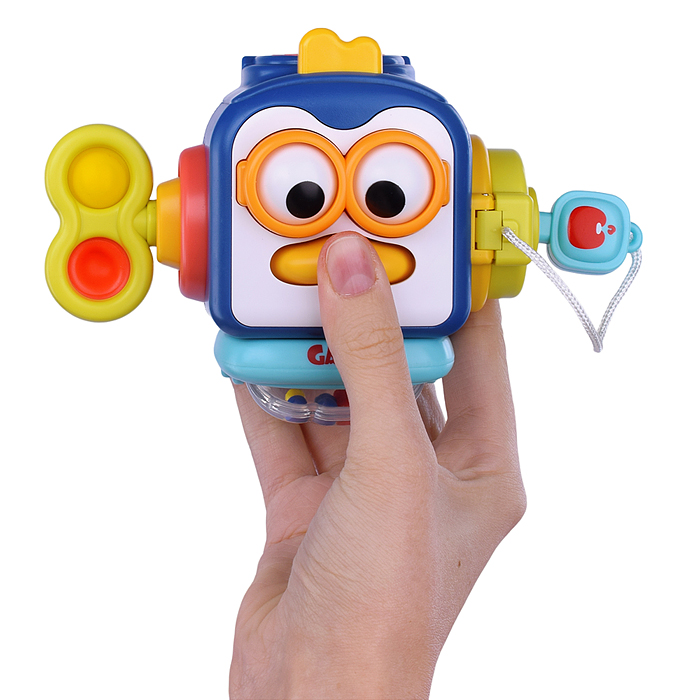 Развивающая игрушка Y0095 "Познавательный бизикуб" в коробке