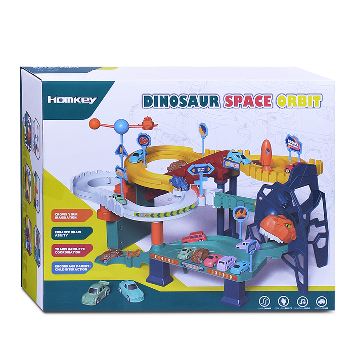 Парковка 5506A "Космические динозавры" в коробке