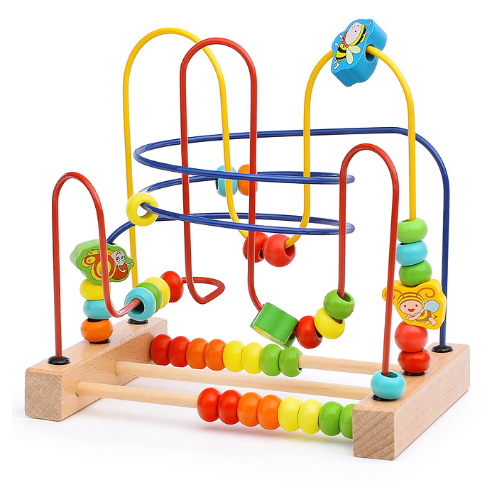 Игра Лабиринт D1236-4 "Мотыльки", со счетами, в пакете