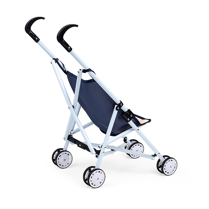 Коляска для кукол H1012 трость, прогулочная, цвет синий