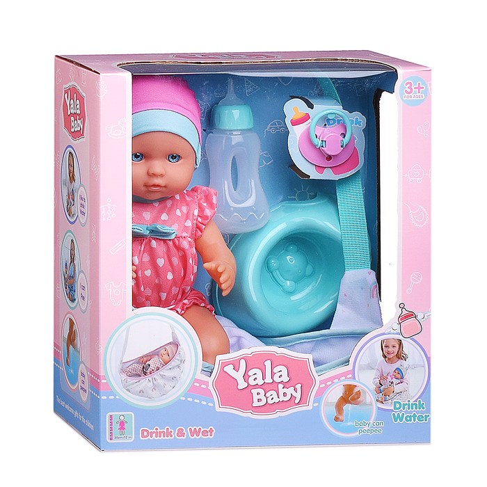 Пупс YL2430H-A "Анечка" с аксессуарами, в коробке