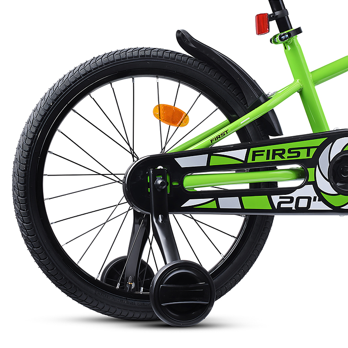 Велосипед 20" Rocket First, цвет зеленый 