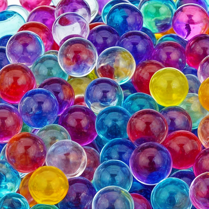 Пули SD-2007 для детского оружия (гидрогель), цветные, в пакете