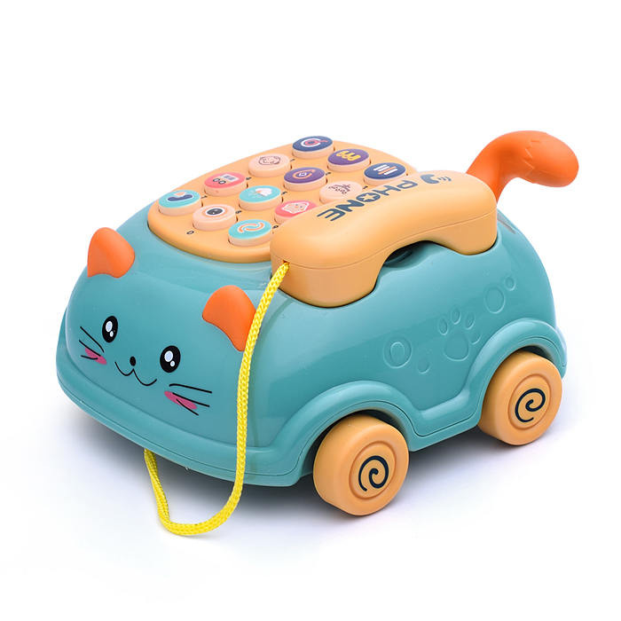 Набор игрушек развивающих LDJ215-3 "Веселый телефон" на батарейках, в коробке