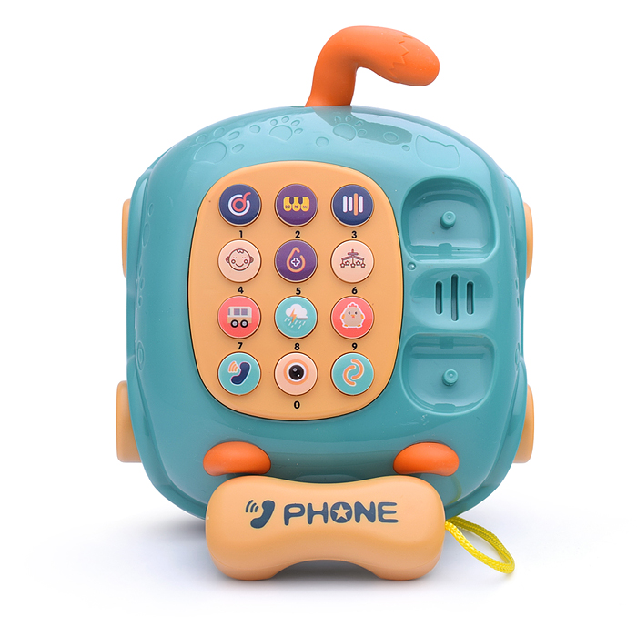 Набор игрушек развивающих LDJ215-3 "Веселый телефон" на батарейках, в коробке