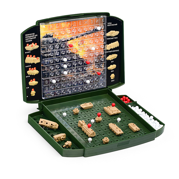 Фото к товару Настольная игра "Мир танков. Поле боя" Настольная игра "Мир танков. Поле боя"