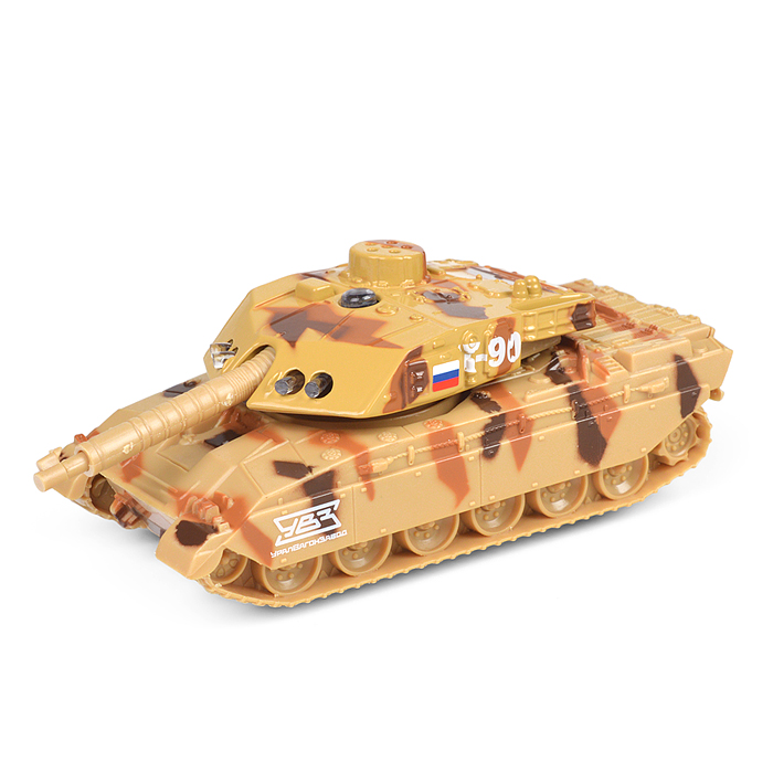 Фото к товару Машина металл "ТАНК Т-90" 13 см, (башня вращ., инерц., свет-звук) Машина металл "ТАНК Т-90" 13 см, (башня вращ., инерц., свет-звук)