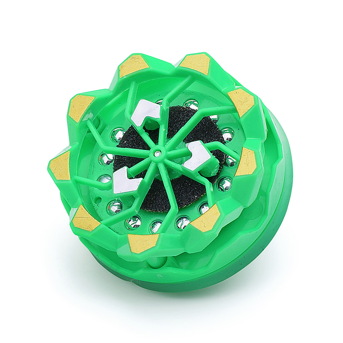 Волчок искромётный, BOX 5x4 см, цвет зелёный.