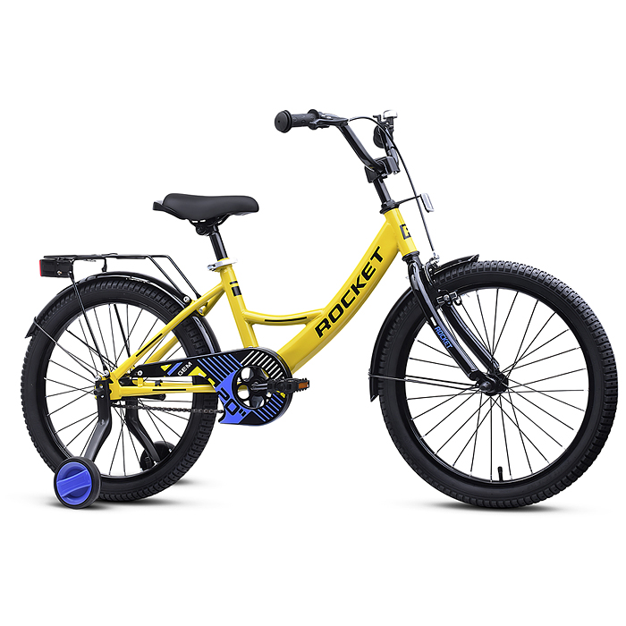 Велосипед 20" Rocket Gem, цвет желтый
