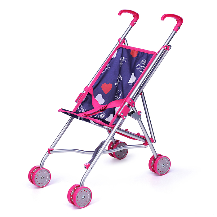 Фото к товару Кукольный набор 9001 (коляска, манеж, сумка, стульчик), цвет сердце на черном, в пакете Кукольный набор 9001 (коляска, манеж, сумка, стульчик), цвет сердце на черном, в пакете