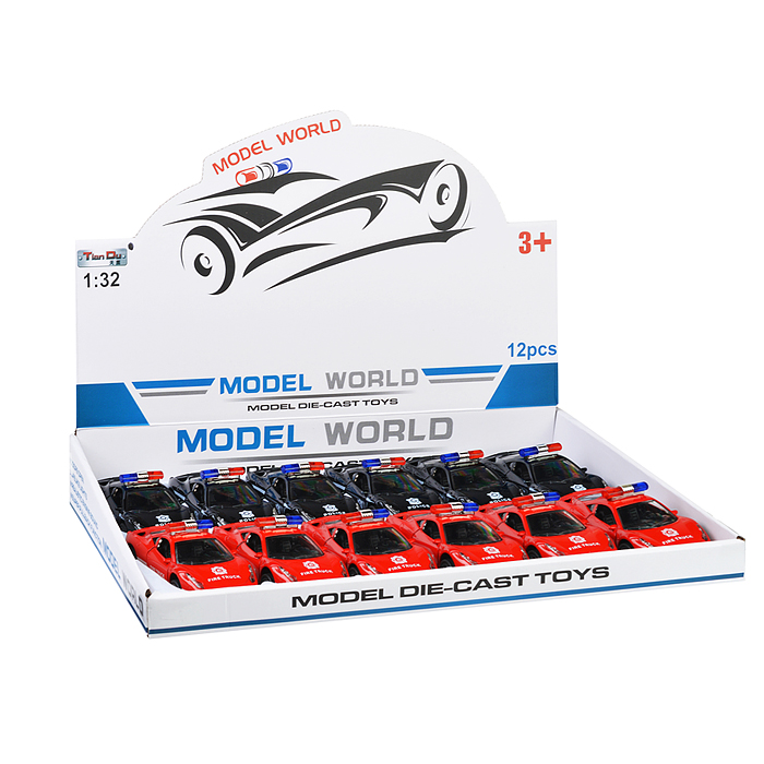 Машина F1103-4 "Полицейский беспредел" метал., в дисплее