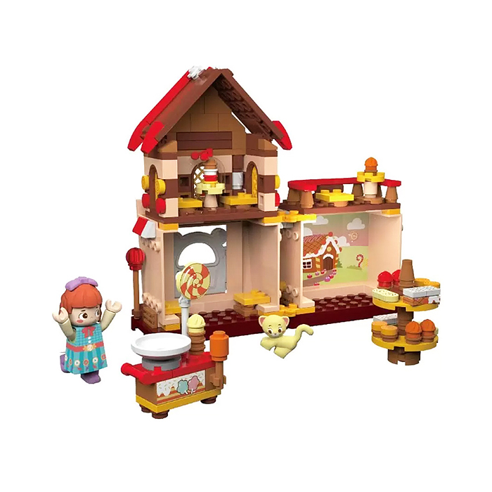 Конструктор JK2110 "Creat a land" 258 дет., в коробке