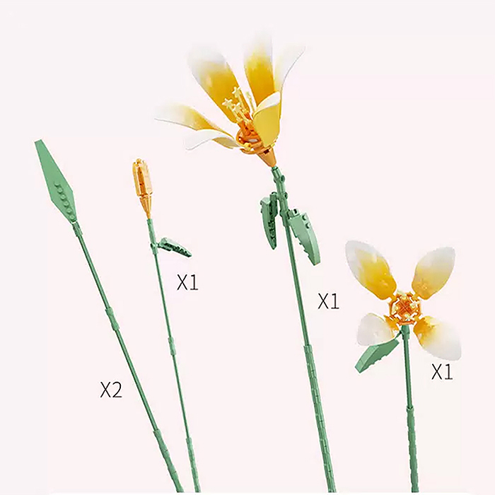 Конструктор JK26103 "Букет" 165 дет., в коробке