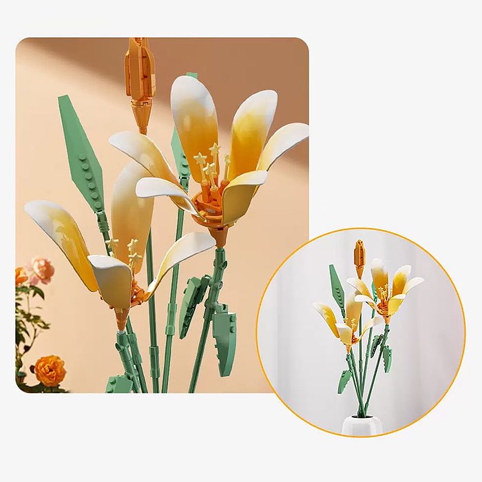 Конструктор JK26103 "Букет" 165 дет., в коробке