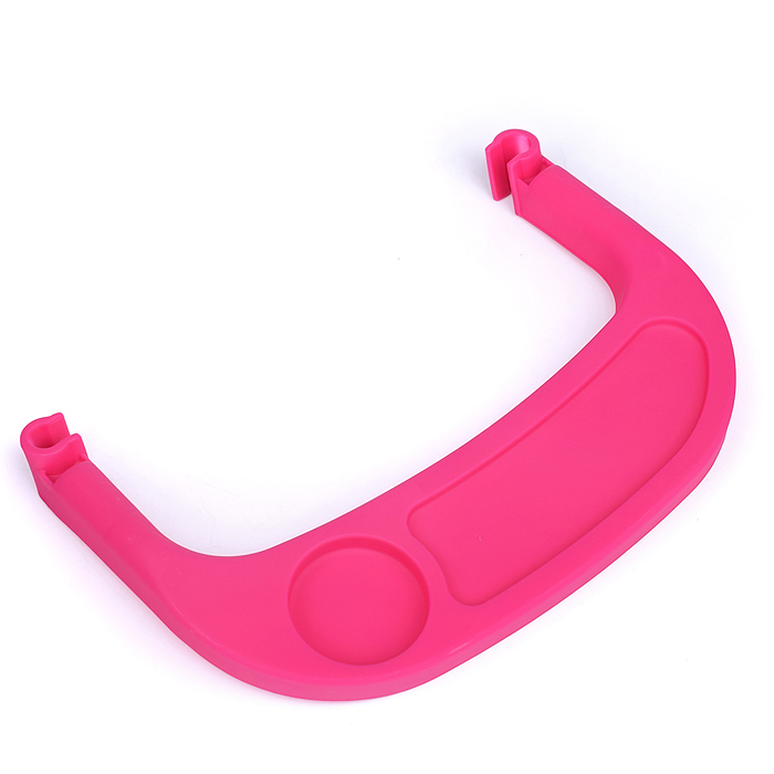 Коляска 9617 для кукол металлическая,складная,прогулочная,со столиком,с тентом,с корзиной,Единорожки