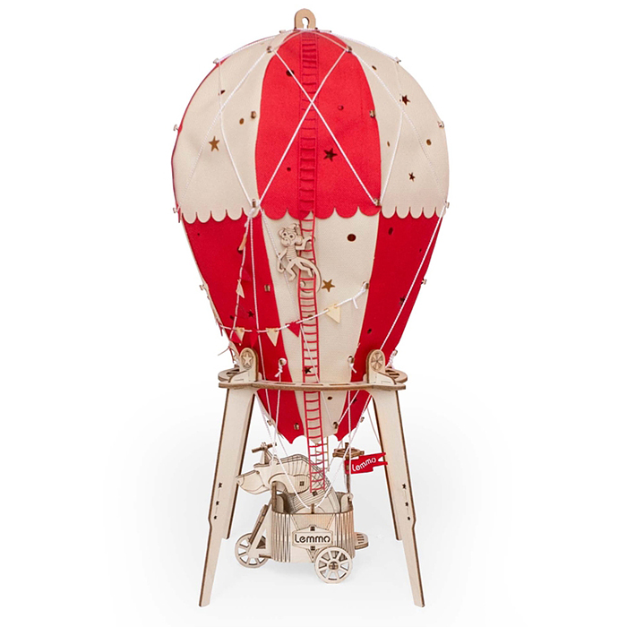 Фото к товару Модель Светильник. Воздушный шар "Небесный цирк" Модель Светильник. Воздушный шар "Небесный цирк"