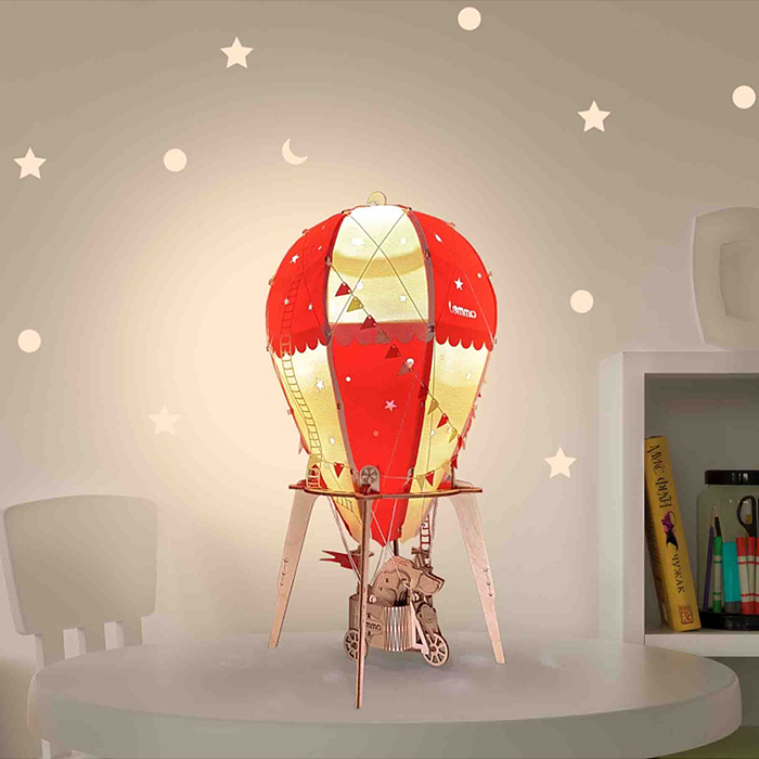 Фото к товару Модель Светильник. Воздушный шар "Небесный цирк" Модель Светильник. Воздушный шар "Небесный цирк"