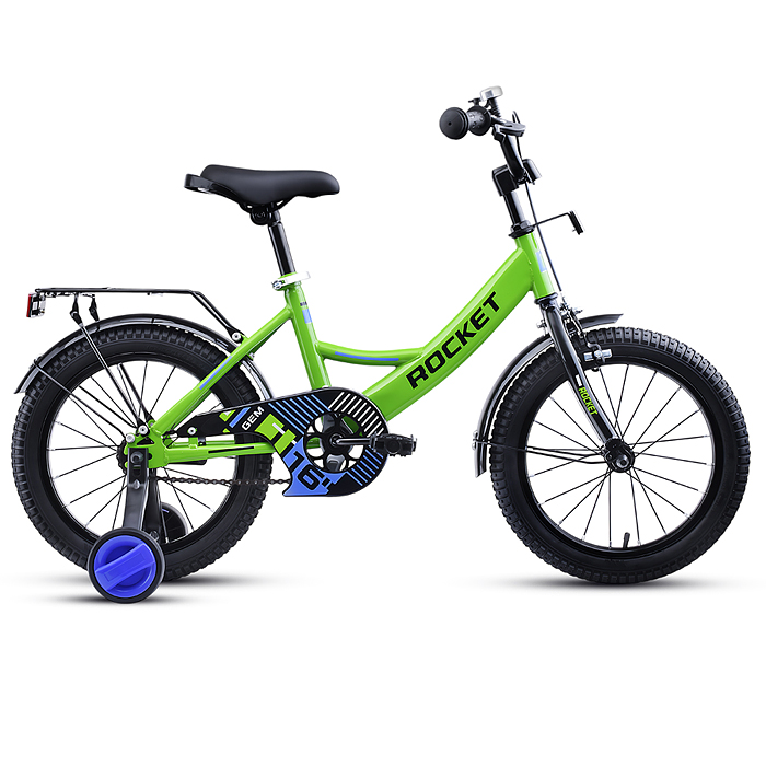 Велосипед 16" Rocket Gem, цвет зеленый Велосипед 16" Rocket Gem, цвет зеленый