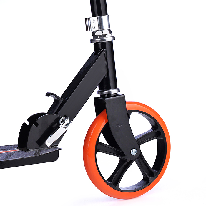 Самокат U037838Y 2-х кол., оранжевый, PU/ 200 мм, ABEC 7, в коробке