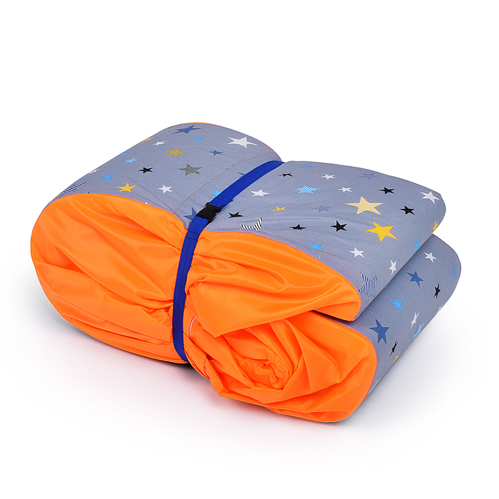 Сухой бассейн "Серые звезды/оранжевые" (100см х 30см)