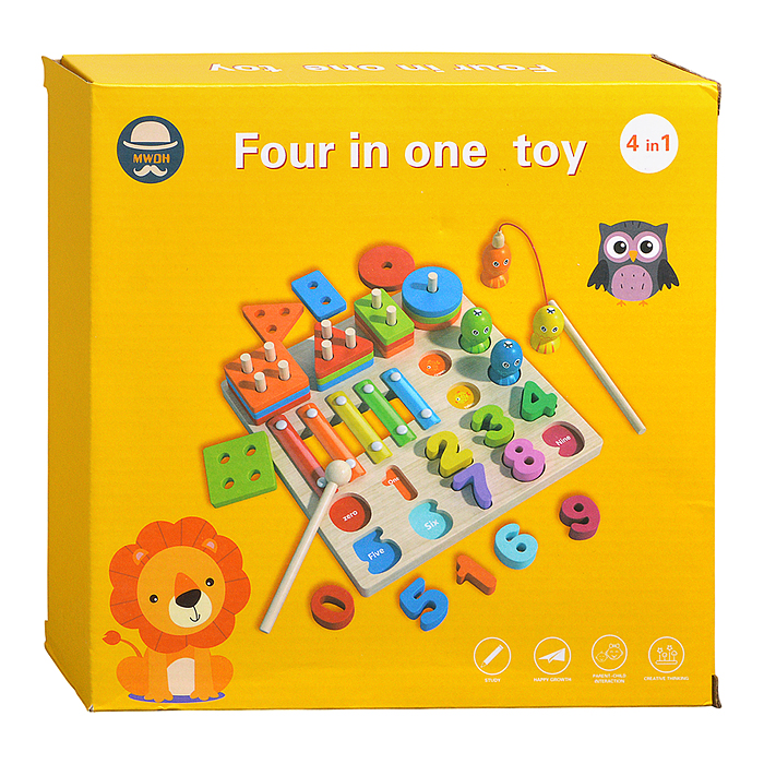 Фото к товару Игра развивающая D2027 4 в 1 "Обучайся" Игра развивающая D2027 4 в 1 "Обучайся"