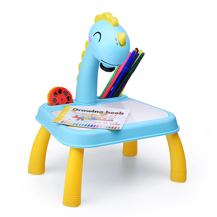 Фото к товару Доска для рисования YM2021-7 "Дракончик" с проектором, в коробке Доска для рисования YM2021-7 "Дракончик" с проектором, в коробке