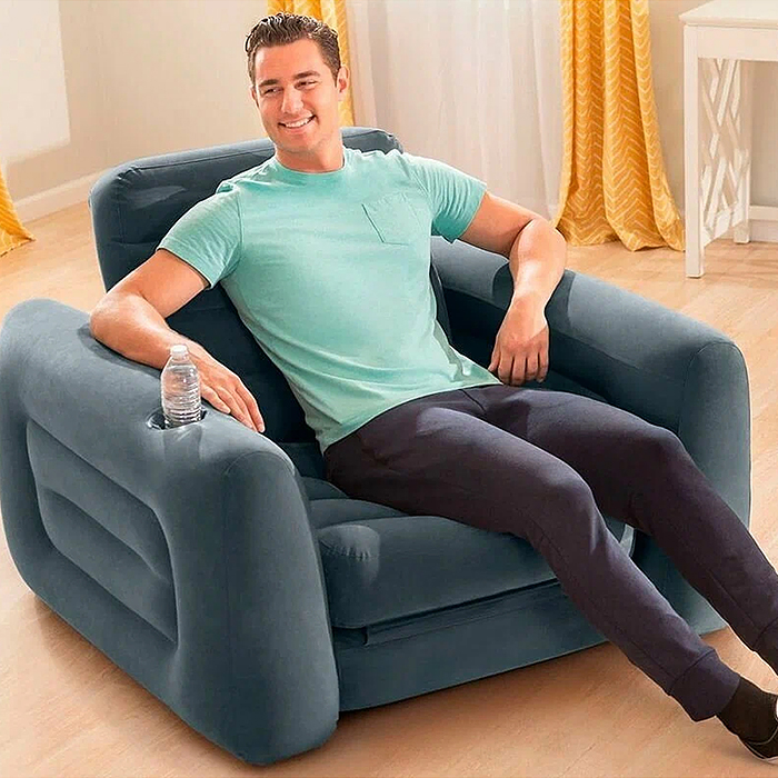 Надувное кресло-трансформер Pull-Out Chair, INTEX 66551