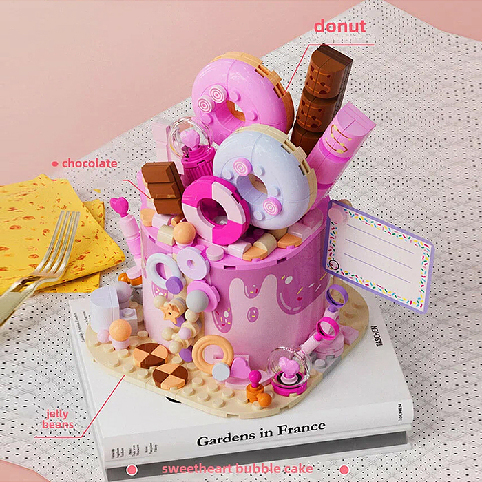 Конструктор JK5635 "Торт" 256 дет., в коробке