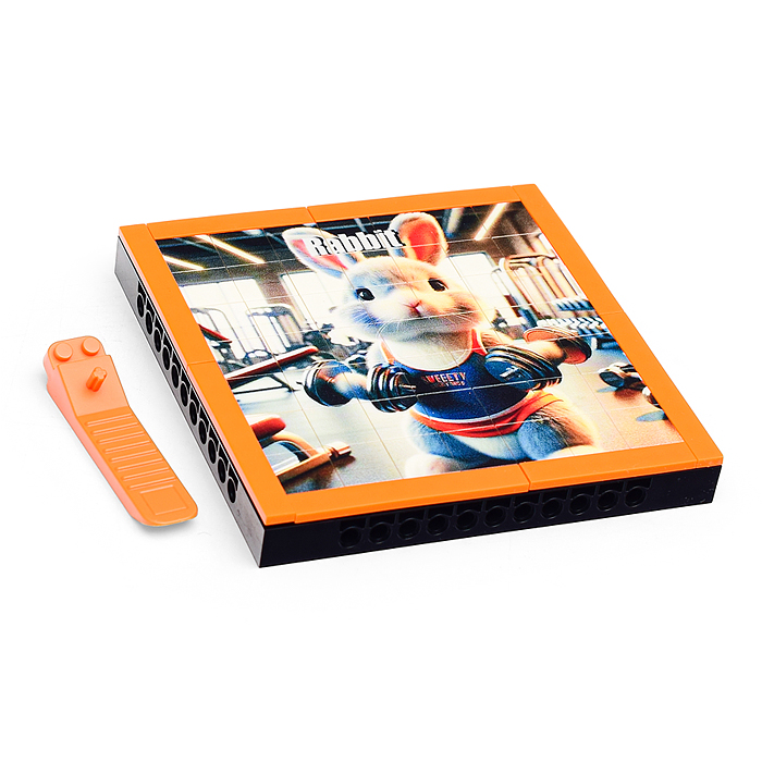 Мозаика 8N80-50 "Зайчик на спорте" в коробке