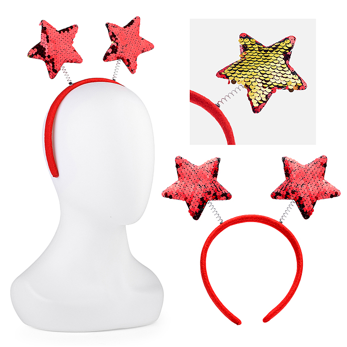 Ободок карнавальный S1465 "Зведочки-рожки"