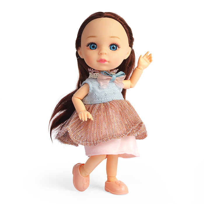 Кукла 91035-A "Лидочка в мини путешествии с питомцами" с аксессуарами, в коробке