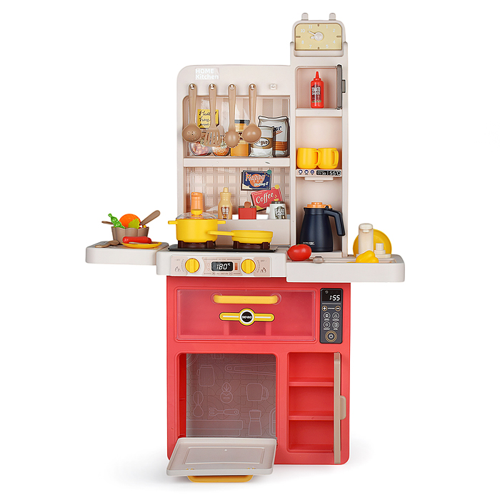 Игровой набор кухня 889-276 "Жарим, парим!" (свет, звук) 47 предметов, в коробке