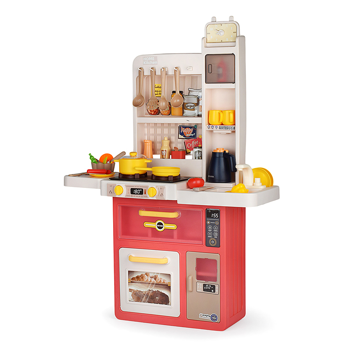 Игровой набор кухня 889-276 "Жарим, парим!" (свет, звук) 47 предметов, в коробке