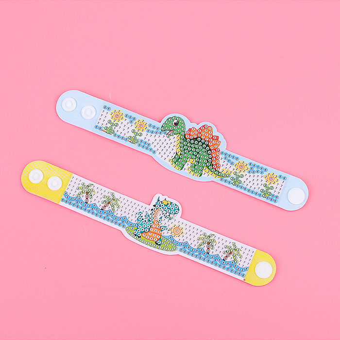 Браслет SHY003 "Алмазная мозаика. Динозаврик" в коробке