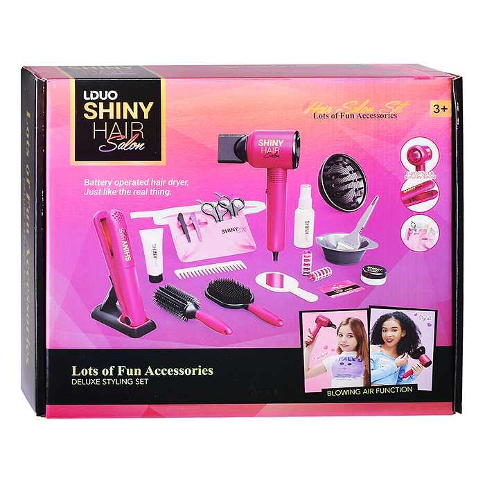 Фото к товару Набор стилиста 626030 "Модная прическа-2" в коробке Набор стилиста 626030 "Модная прическа-2" в коробке