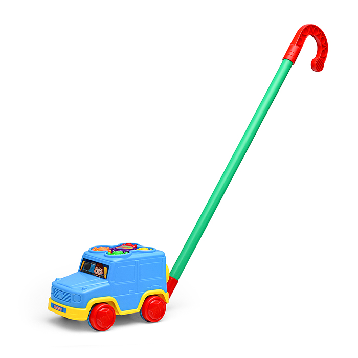 Каталка 530 "Машинка" музыкальная, в пакете