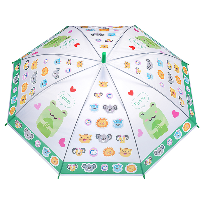 Фото к товару Зонт детский 00-5917 "Зверушки" (50 см) Зонт детский 00-5917 "Зверушки" (50 см)