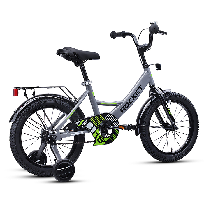 Велосипед 16" Rocket Gem, цвет серый