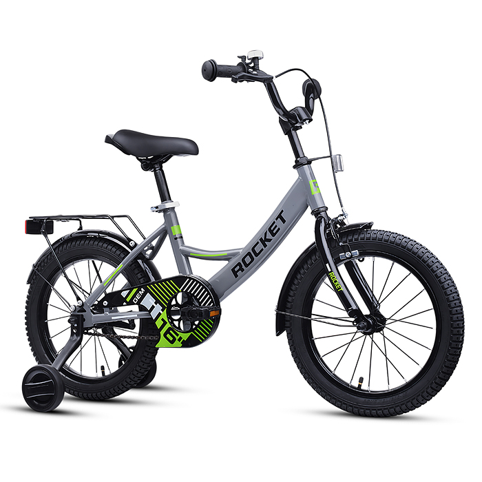 Велосипед 16" Rocket Gem, цвет серый