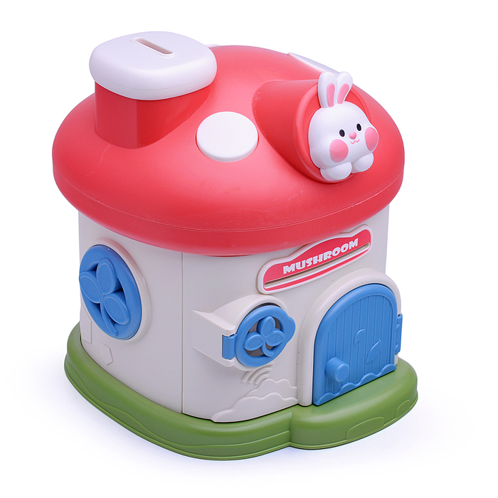 Фото к товару Копилка 11001A "Домик" в коробке Копилка 11001A "Домик" в коробке