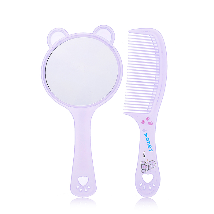 Фото к товару Расческа с зеркалом в наборе 00-5425 Микс Расческа с зеркалом в наборе 00-5425 Микс