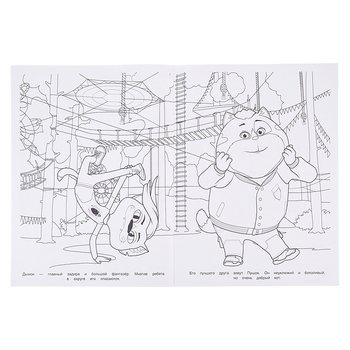 Раскраска "Верные друзья. Барбоскины"  