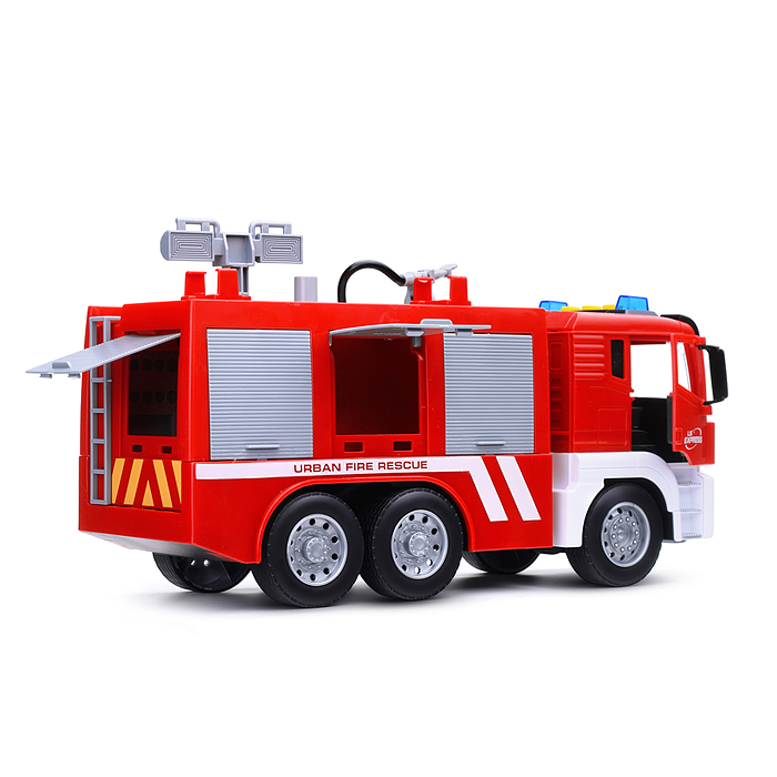 Машина WY1124A "Пожарная автоцистерна" 1:10 (свет, звук) в коробке