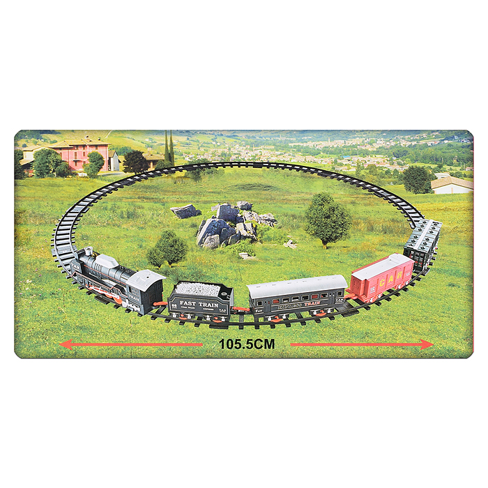 Железная дорога JHX6333 "Train electric steam-2" в коробке