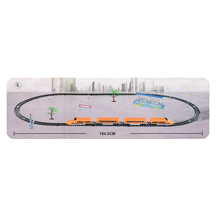 Железная дорога JHX6691A "Train set-2" в коробке